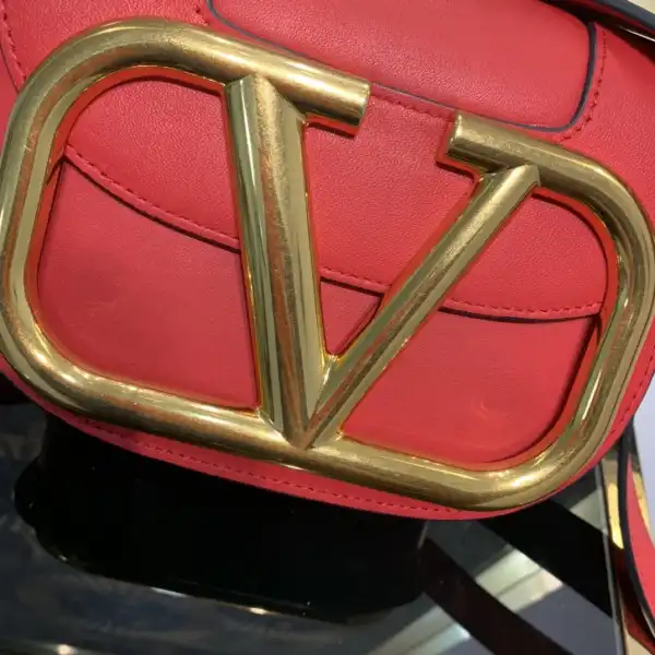 VALENTINO SMALL SUPERVEE CALFSKIN CROSSBODY BAG