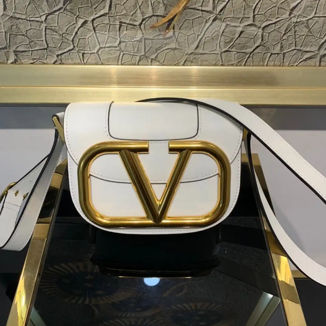 HOT SALE VALENTINO SMALL SUPERVEE CALFSKIN CROSSBODY BAG