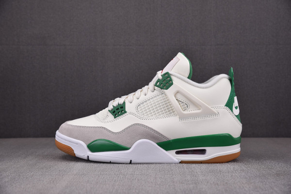 HOT SALE NIKE SB X AIR JORDAN 4 “PINE GREEN” DR5415-103