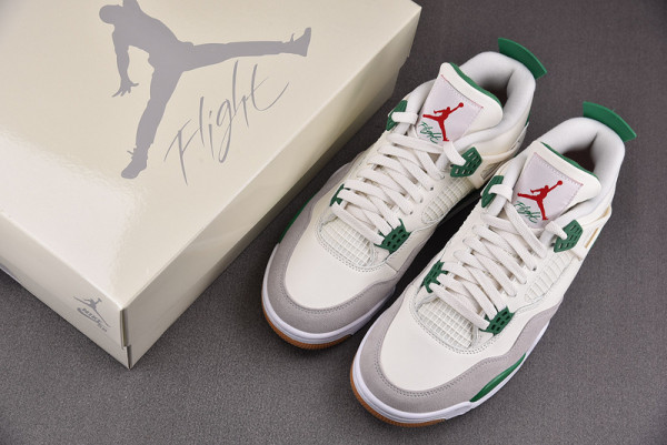 HOT SALE NIKE SB X AIR JORDAN 4 “PINE GREEN” DR5415-103