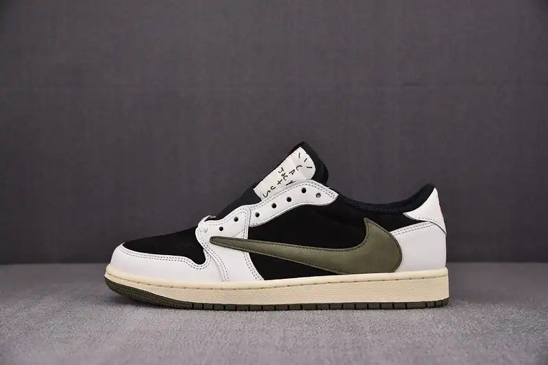 TRAVIS SCOTT AIR JORDAN 1 LOW OG OLIVE WMNS DZ4137-106