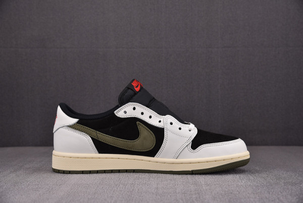 HOT SALE TRAVIS SCOTT AIR JORDAN 1 LOW OG OLIVE WMNS DZ4137-106