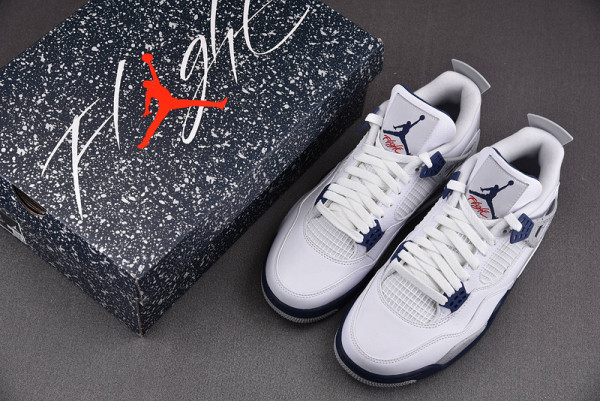 HOT SALE AIR JORDAN 4 “MIDNIGHT NAVY” DH6927-140