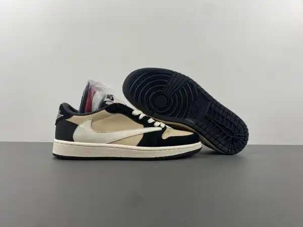 TRAVIS SCOTT X AIR JORDAN 1 LOW OG PALE VANILLA DM7866-201