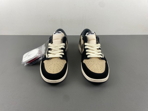 HOT SALE TRAVIS SCOTT X AIR JORDAN 1 LOW OG PALE VANILLA DM7866-201