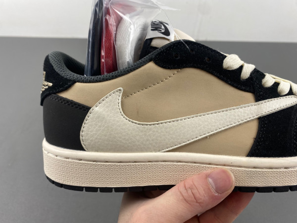 HOT SALE TRAVIS SCOTT X AIR JORDAN 1 LOW OG PALE VANILLA DM7866-201