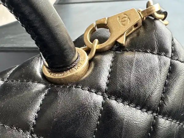 CHANEL LARGE FLAP BAG WITH TOP HANDLE