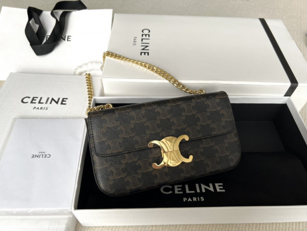 HOT SALE CELIN* CHAIN SHOULDER BAG TRIOMPHE