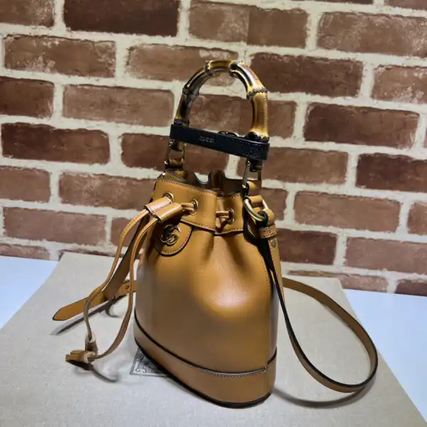 First bag ru GUCCI Diana mini bucket bag