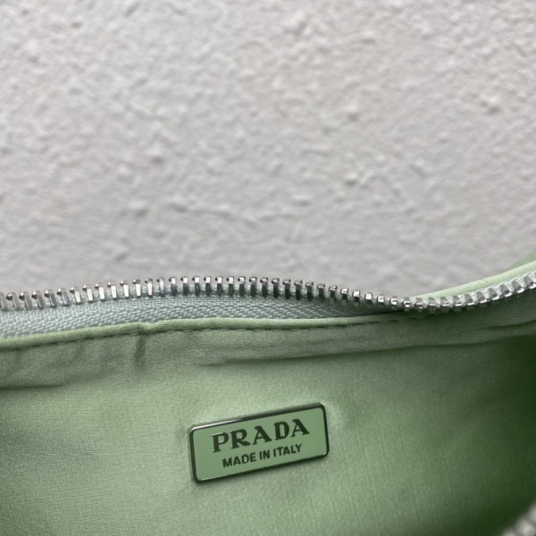 HOT SALE Prada Re-Edition 2005 satin bag with crystals