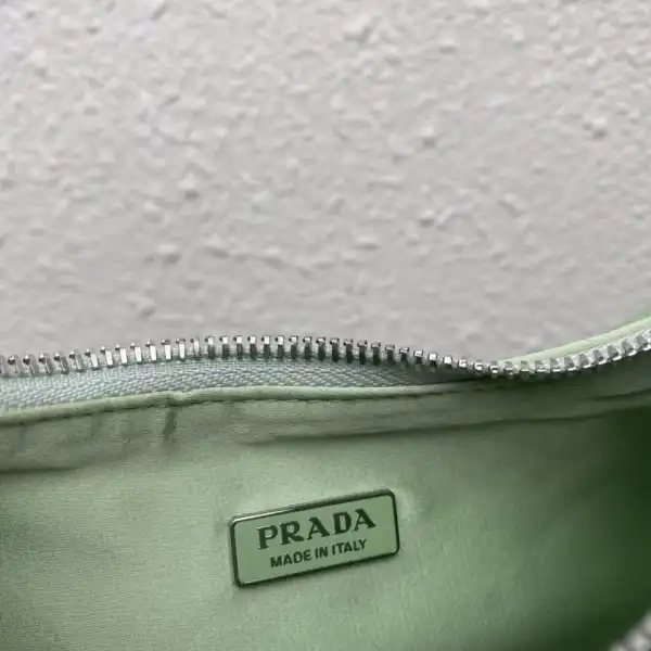 Prada Re-Edition 2005 satin bag with crystals