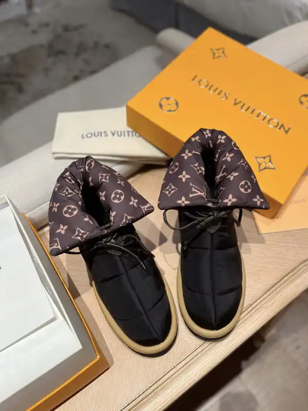 LOUIS VUITTON PILLOW COMFORT ANKLE BOOTS