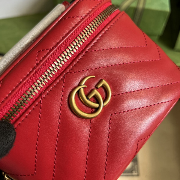 GUCCI GG Marmont mini top handle bag