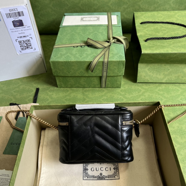 HOT SALE GUCCI GG Marmont mini top handle bag