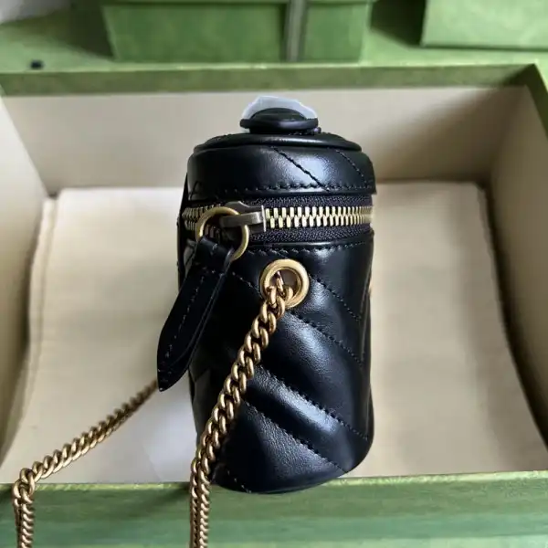 First bag ru GUCCI GG Marmont mini top handle bag