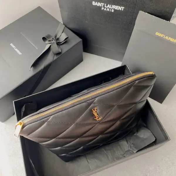 First bag ru YSL SADE POUCH IN QUILTED LAMBSKIN