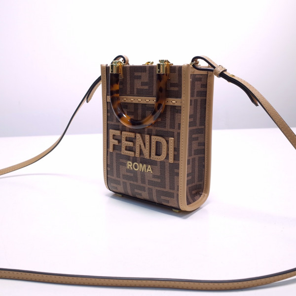 HOT SALE FENDI MINI SUNSHINE SHOPPER-13-18-6.5cm