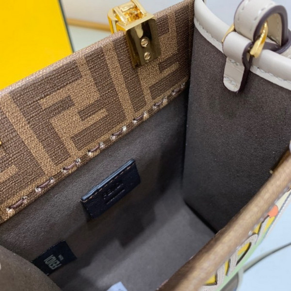 HOT SALE FENDI MINI SUNSHINE SHOPPER-13-18-6.5cm