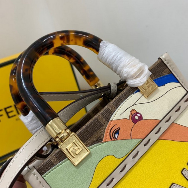 HOT SALE FENDI MINI SUNSHINE SHOPPER-13-18-6.5cm