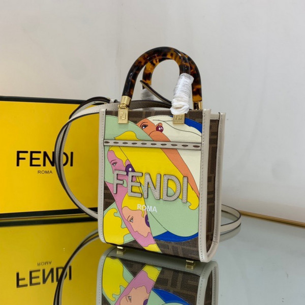 HOT SALE FENDI MINI SUNSHINE SHOPPER-13-18-6.5cm