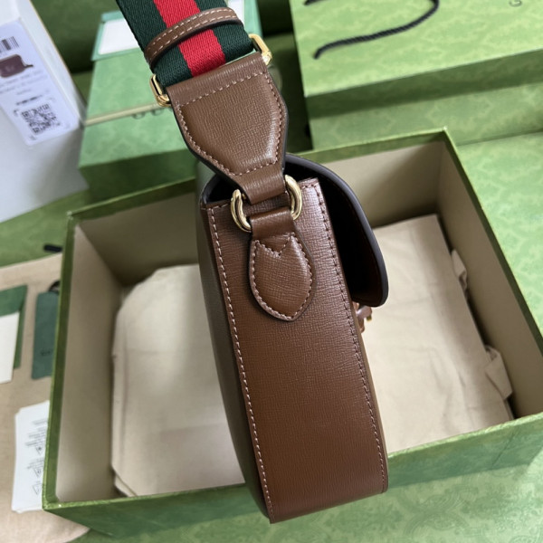 HOT SALE Gucci Horsebit 1955 patchwork shoulder bag