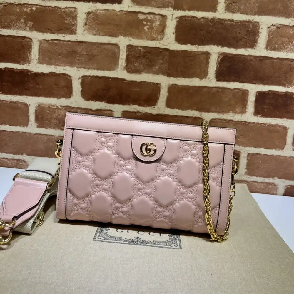 Cheap GUCCI GG matelassé leather shoulder bag