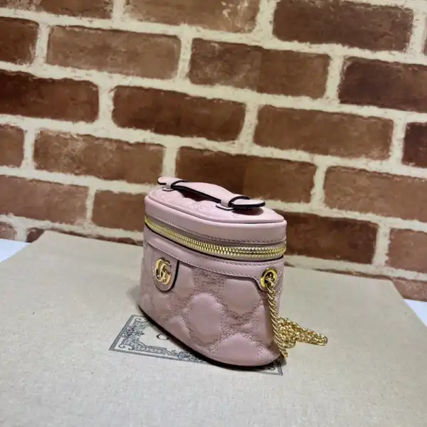 GUCCI GG Matelassé top handle mini bag