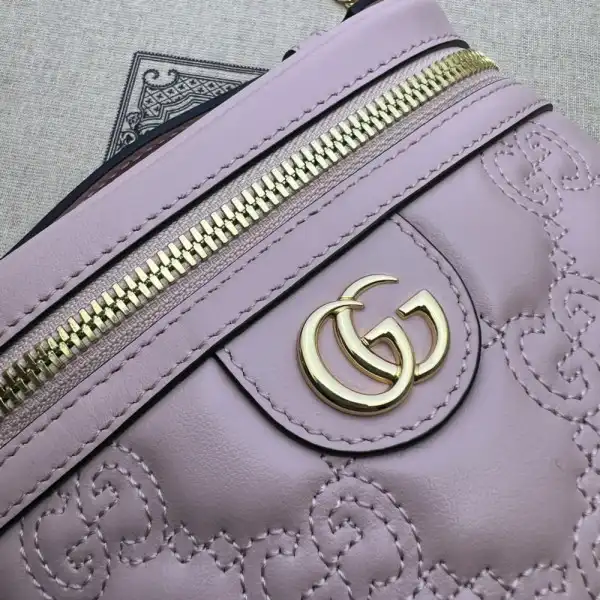 GUCCI GG Matelassé top handle mini bag