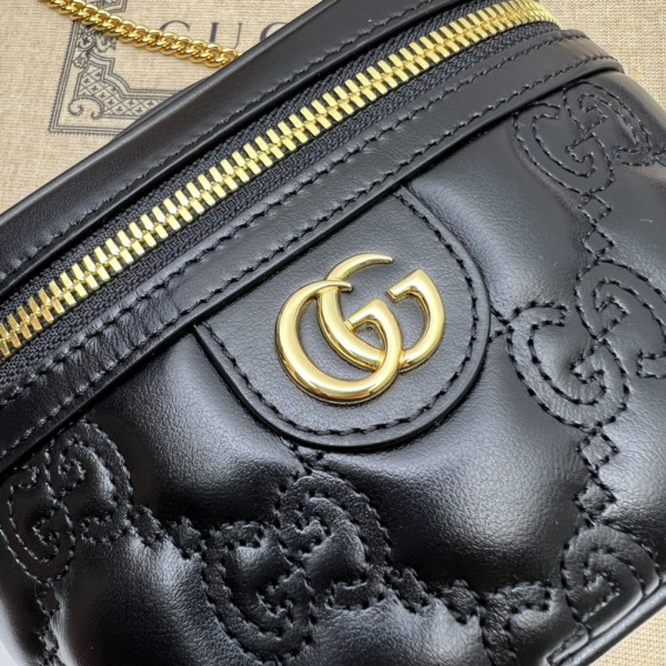 HOT SALE GUCCI GG Matelassé top handle mini bag