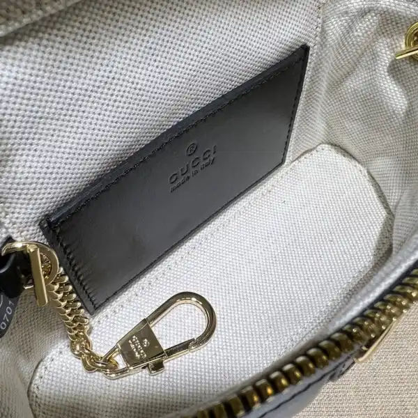 GUCCI GG Matelassé top handle mini bag