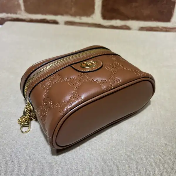 GUCCI GG Matelassé top handle mini bag