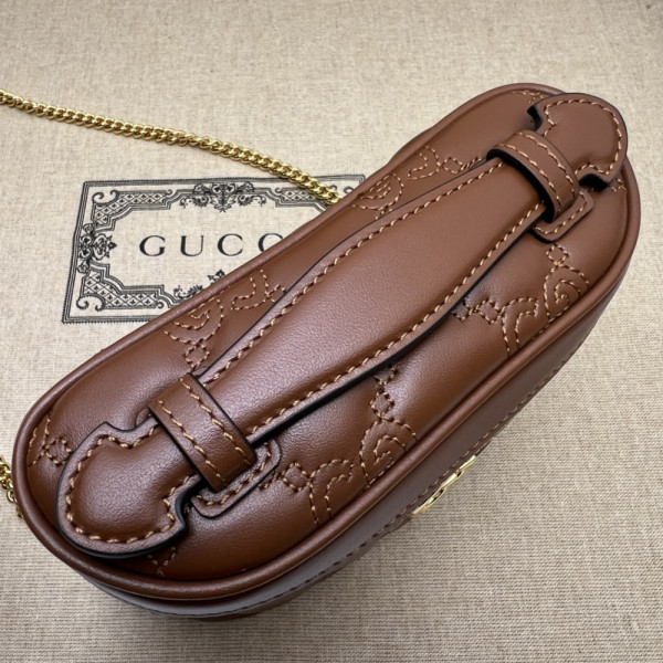 HOT SALE GUCCI GG Matelassé top handle mini bag