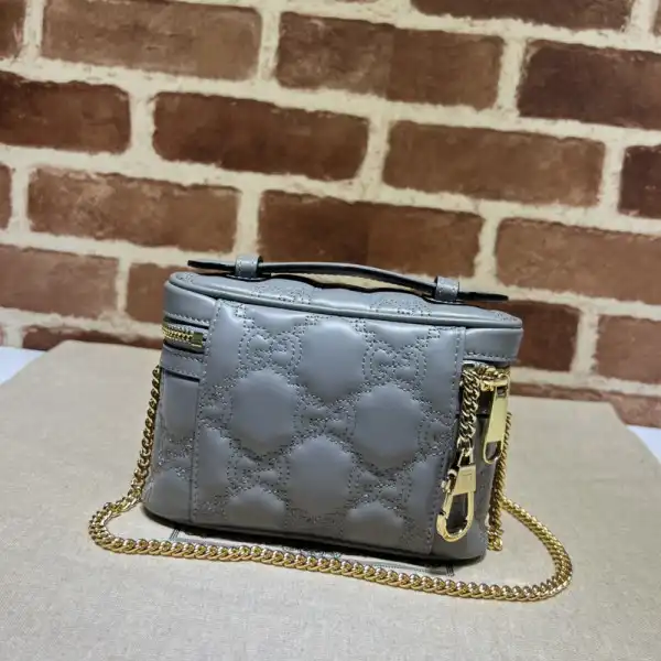 GUCCI GG Matelassé top handle mini bag