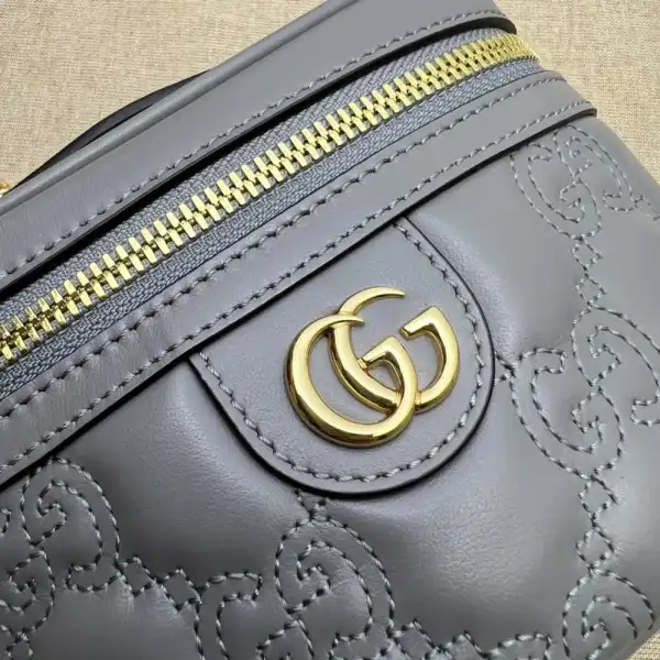 GUCCI GG Matelassé top handle mini bag