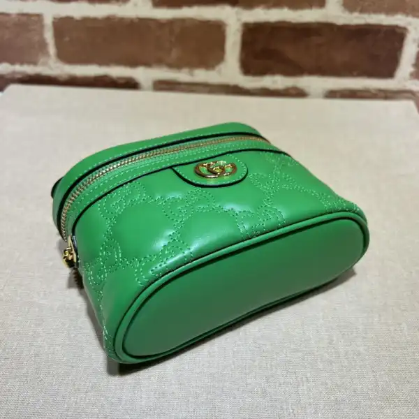 GUCCI GG Matelassé top handle mini bag