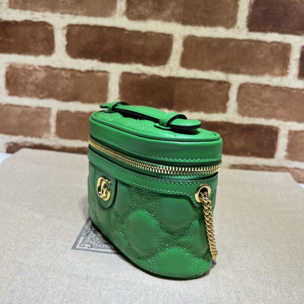 HOT SALE GUCCI GG Matelassé top handle mini bag