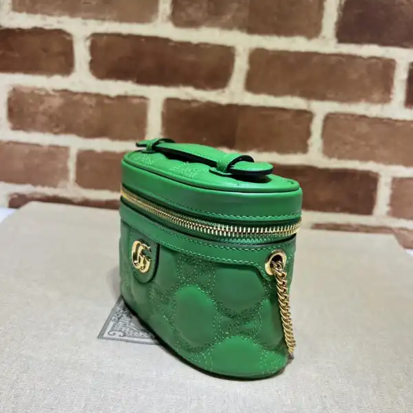 Affordable GUCCI GG Matelassé top handle mini bag