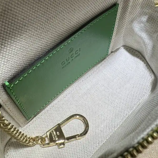 First bag ru GUCCI GG Matelassé top handle mini bag