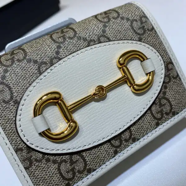 Affordable TO Gucci Horsebit 1955 card case wallet