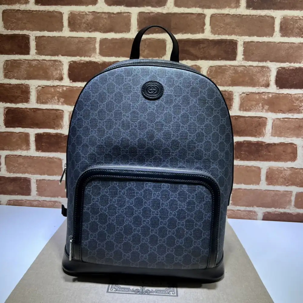 HOT SALE Gucci Backpack with Interlocking G