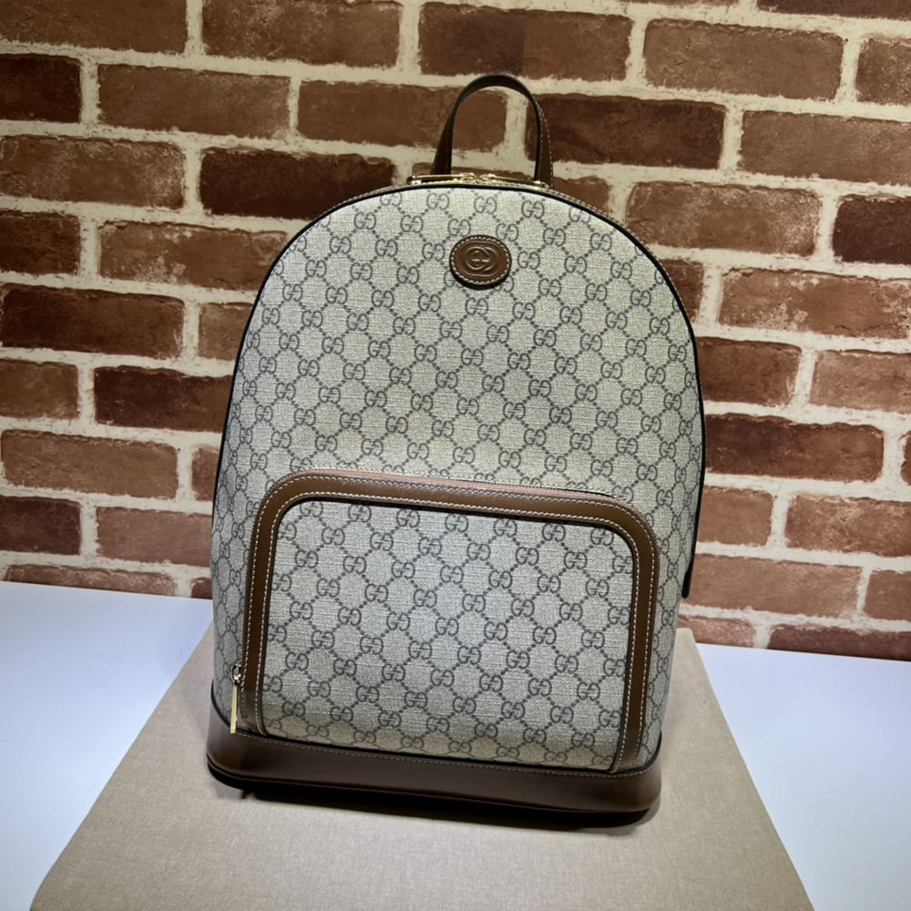 HOT SALE Gucci Backpack with Interlocking G