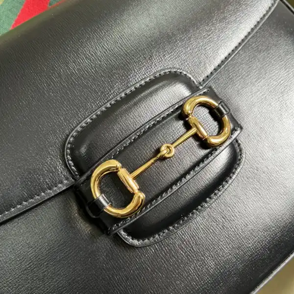 Affordable TO Gucci Horsebit 1955 patchwork shoulder bag