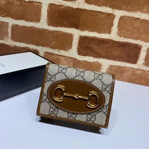 TO Gucci Horsebit 1955 card case wallet