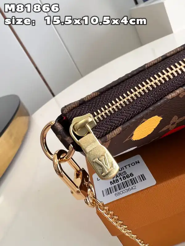 Aaa replica bags LOUIS VUITTON X YK MINI POCHETTE ACCESSOIRES