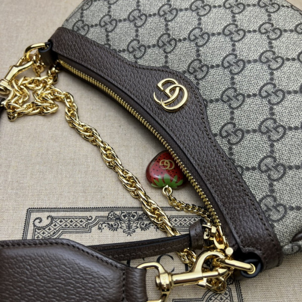 HOT SALE Gucci Ophidia small shoulder bag-25*15.5*6cm