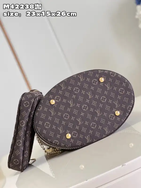 Aaa replica bags LOUIS VUITTON NANO BUCKET