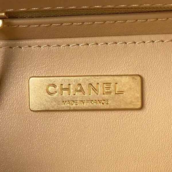 CHANEL FLAP BAG WITH TOP HANDLE