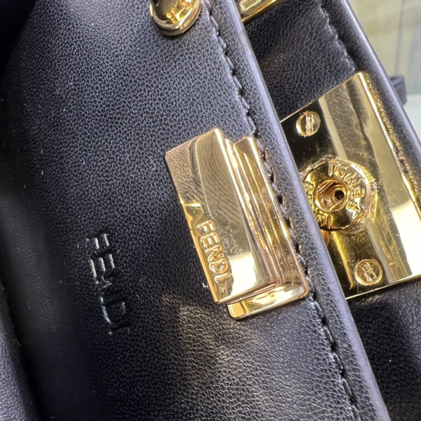 HOT SALE FENDI Nano Peekaboo Maxi Handle