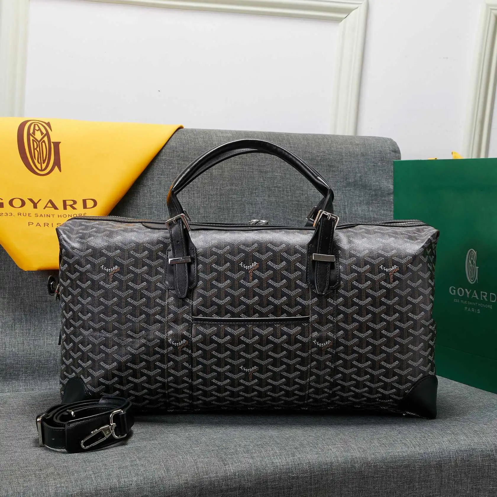 [FREE SHIPPING] GOYARD Travel 55 Bag