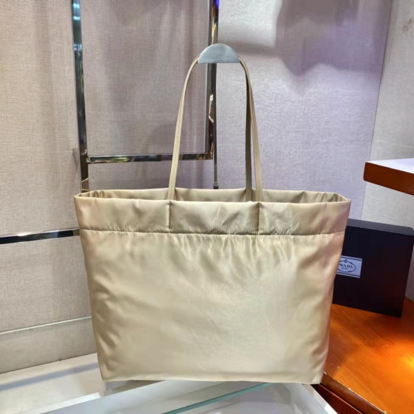 HOT SALE PRADA Re-Nylon and Saffiano leather tote bag